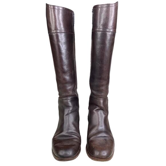 Tory Burch Women’s Jess Brown Leather Riding Boot Size US 6.5 - Picture 3 of 12